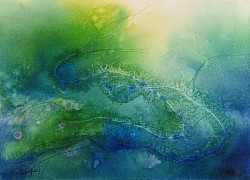 Bruit vert,bruit blanc, 40x25cm