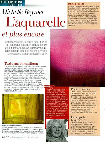 article pratique des arts 10/11 2020 page 1