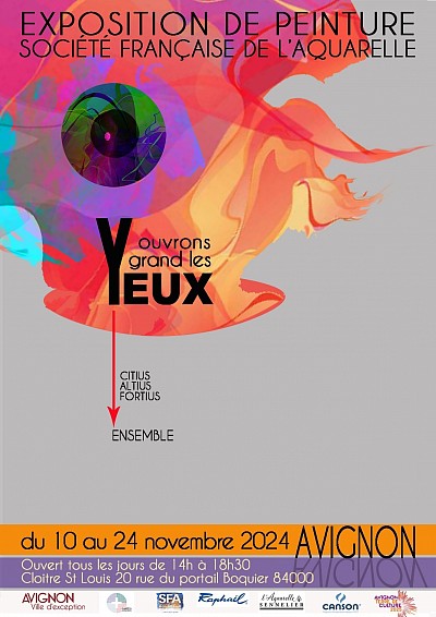 affiche exposition SFA Avignon 2024
